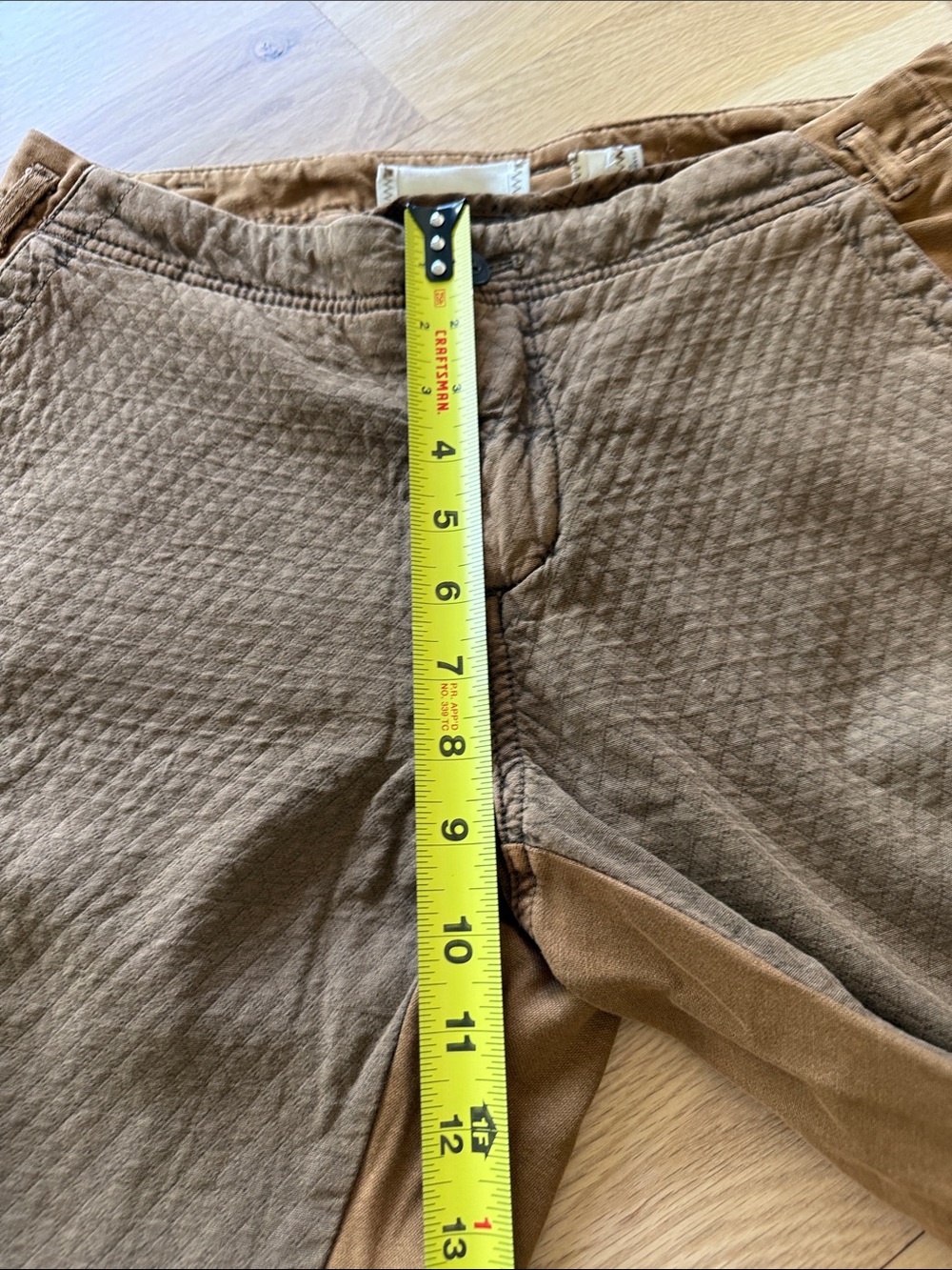 HeiHei by Anthropologie Two Tone Brown Khaki Cargo Pants - Picture 11 of 12